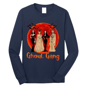 Ghoul Gang Horror Goth Queens Halloween Bride Funny Retro Long Sleeve Shirt