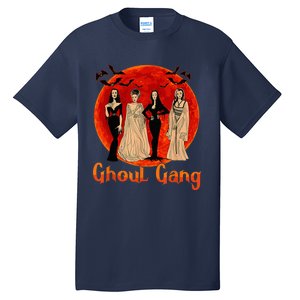 Ghoul Gang Horror Goth Queens Halloween Bride Funny Retro Tall T-Shirt