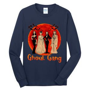 Ghoul Gang Horror Goth Queens Halloween Bride Funny Retro Tall Long Sleeve T-Shirt