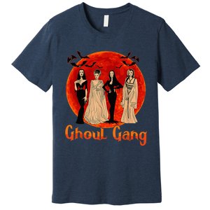 Ghoul Gang Horror Goth Queens Halloween Bride Funny Retro Premium T-Shirt