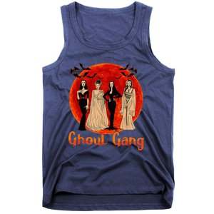 Ghoul Gang Horror Goth Queens Halloween Bride Funny Retro Tank Top