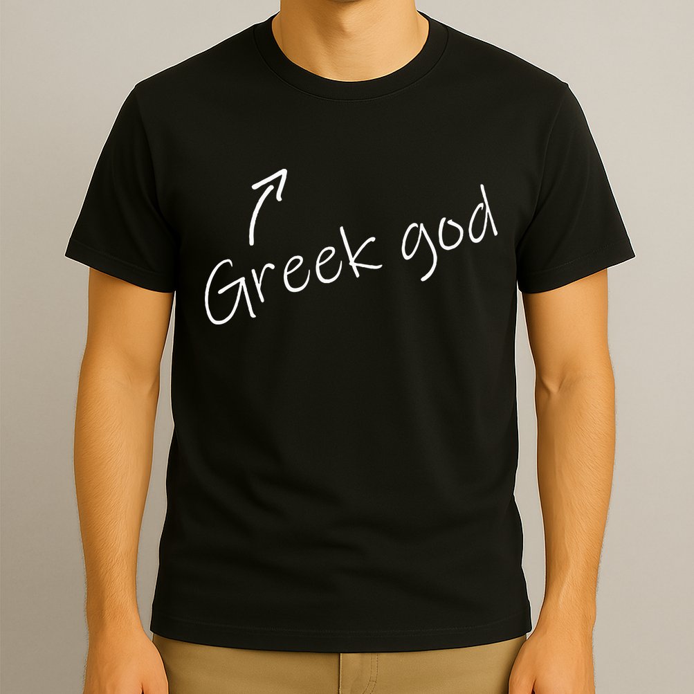 Greek God Halloween Costume Funny Adult Humor Party T-Shirt
