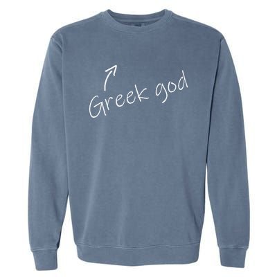 Greek God Halloween Costume Funny Adult Humor Party Garment-Dyed Sweatshirt