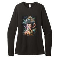 Ganesha Ganapati Hindu Yoga Meditation Gift Womens CVC Long Sleeve Shirt