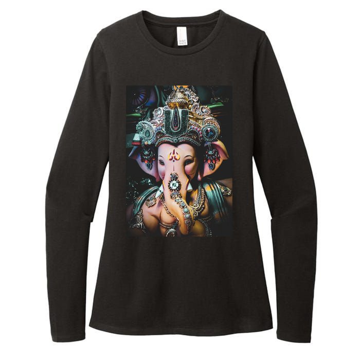 Ganesha Ganapati Hindu Yoga Meditation Gift Womens CVC Long Sleeve Shirt