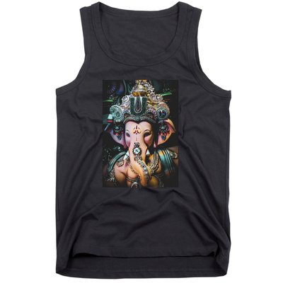 Ganesha Ganapati Hindu Yoga Meditation Gift Tank Top