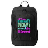 Gymnastics Gift Hands Ripped From A Bars Gift City Backpack