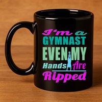 Gymnastics Gift Hands Ripped From A Bars Gift 11oz C Handle Ceramic Mug