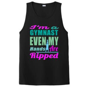 Gymnastics Gift Hands Ripped From A Bars Gift PosiCharge Competitor Tank