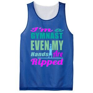 Gymnastics Gift Hands Ripped From A Bars Gift Mesh Reversible Basketball Jersey Tank