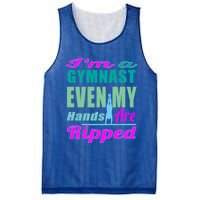 Gymnastics Gift Hands Ripped From A Bars Gift Mesh Reversible Basketball Jersey Tank