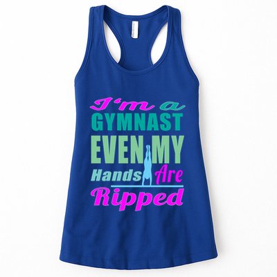 Gymnastics Gift Hands Ripped From A Bars Gift Womens Tank Top