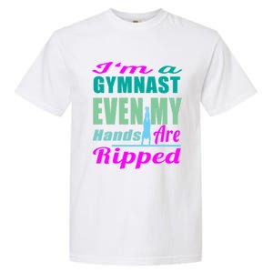 Gymnastics Gift Hands Ripped From A Bars Gift Garment-Dyed Heavyweight T-Shirt