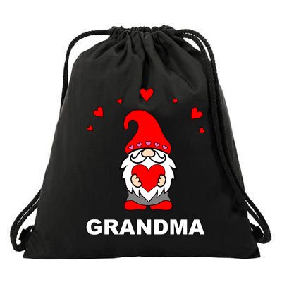 Grandma Grandmother Happy MotherS Day Gift Gnome Cute Elf Gift Drawstring Bag