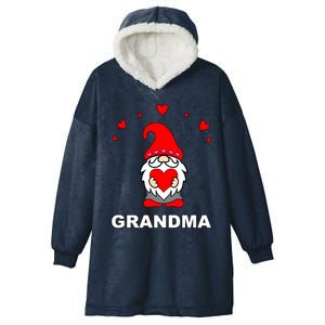 Grandma Grandmother Happy MotherS Day Gift Gnome Cute Elf Gift Hooded Wearable Blanket