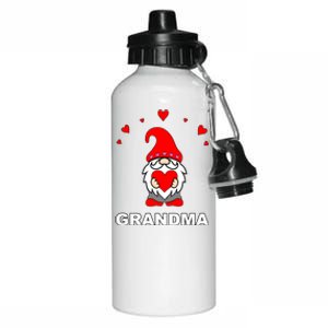 Grandma Grandmother Happy MotherS Day Gift Gnome Cute Elf Gift Aluminum Water Bottle