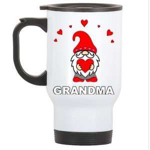 Grandma Grandmother Happy MotherS Day Gift Gnome Cute Elf Gift Stainless Steel Travel Mug