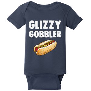 Glizzy Gobbler Hot Dog Eating Champion Funny Meme Baby Bodysuit