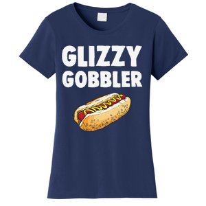 Glizzy Gobbler Hot Dog Eating Champion Funny Meme Women's T-Shirt