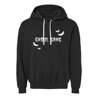 Ghoul Gang Halloween Bats Spooky Garment-Dyed Fleece Hoodie