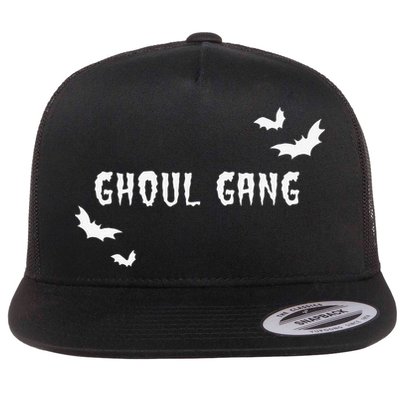 Ghoul Gang Halloween Bats Spooky Flatbill Hat
