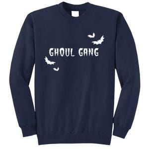 Ghoul Gang Halloween Bats Spooky Tall Sweatshirt