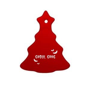 Ghoul Gang Halloween Bats Spooky Ceramic Tree Ornament