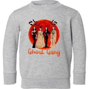 Ghoul Gang Horror Goth Queens Halloween Bride Toddler Sweatshirt