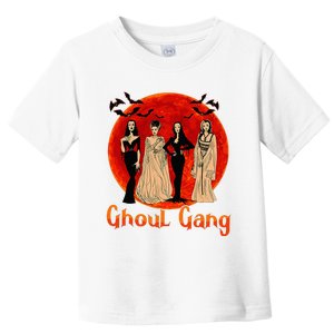 Ghoul Gang Horror Goth Queens Halloween Bride Toddler T-Shirt