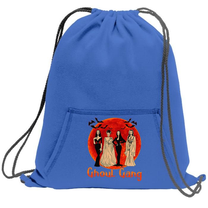 Ghoul Gang Horror Goth Queens Halloween Bride Funny Retro Sweatshirt Cinch Pack Bag