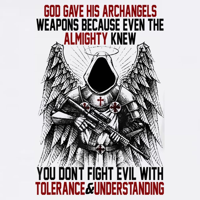 God Gave His Archangels Weapons Because Even The Almighty Cool Comfort Performance Bucket Hat