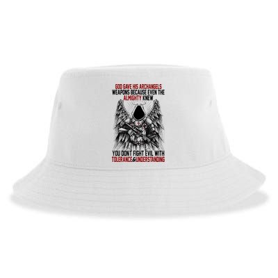 God Gave His Archangels Weapons Because Even The Almighty Sustainable Bucket Hat