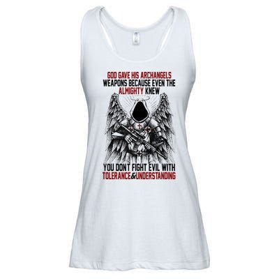 God Gave His Archangels Weapons Because Even The Almighty Ladies Essential Flowy Tank