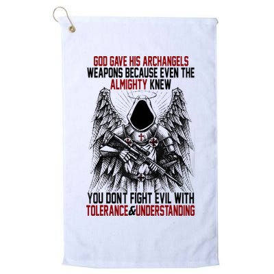 God Gave His Archangels Weapons Because Even The Almighty Golf Towel