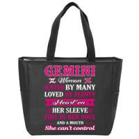 Gemini Girl Hated By Many Loved By Plenty Zip Tote Bag