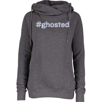 Ghosted Womens Funnel Neck Pullover Hood