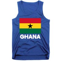 Ghana Ghanaian Heart Love Proud Melanin Flag Gift Tank Top