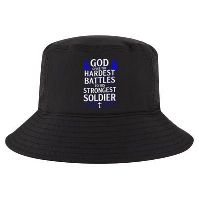 God Gives Hardest Battle Juvenile Arthritis Awareness Cool Comfort Performance Bucket Hat
