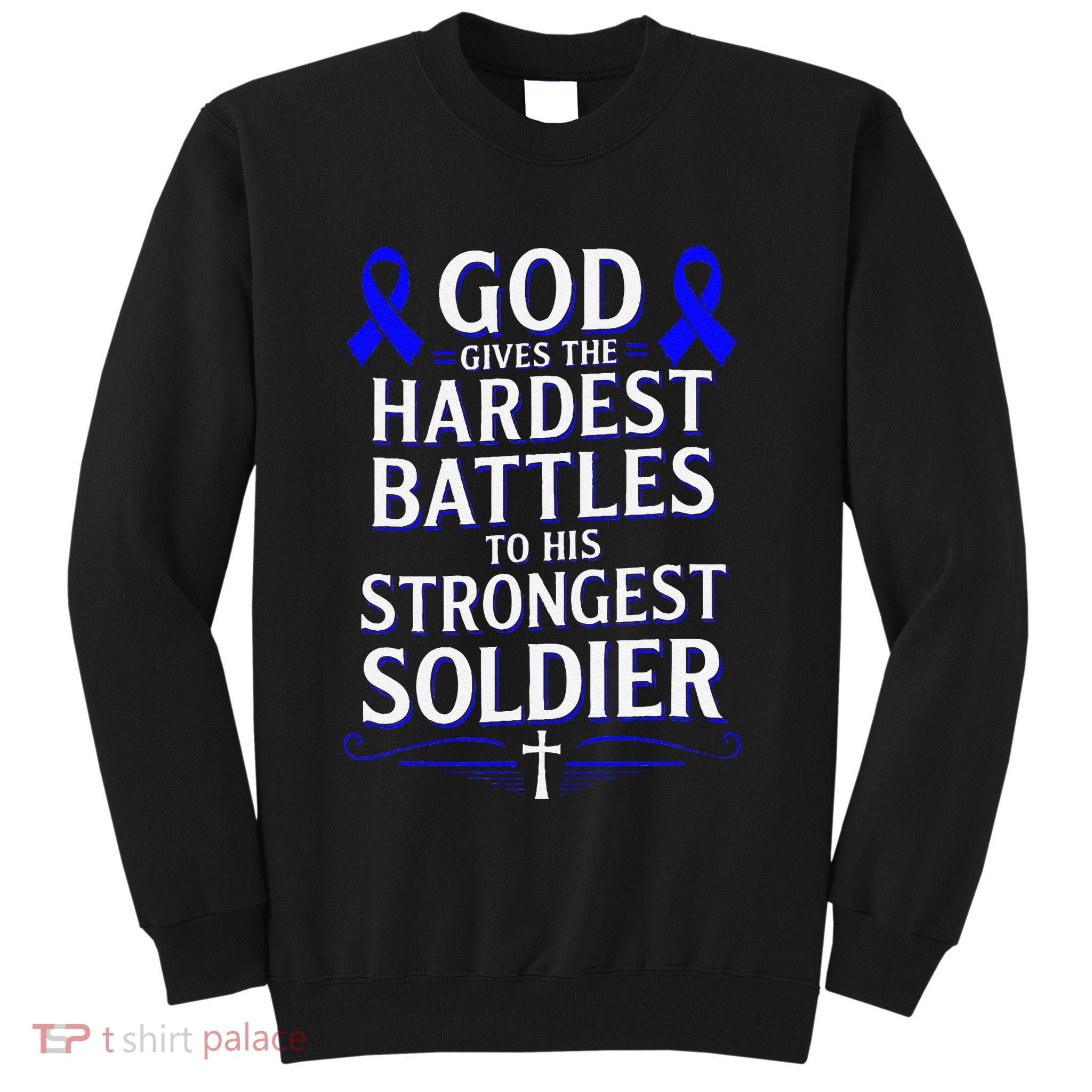 God Gives Hardest Battle Juvenile Arthritis Awareness Sweatshirt