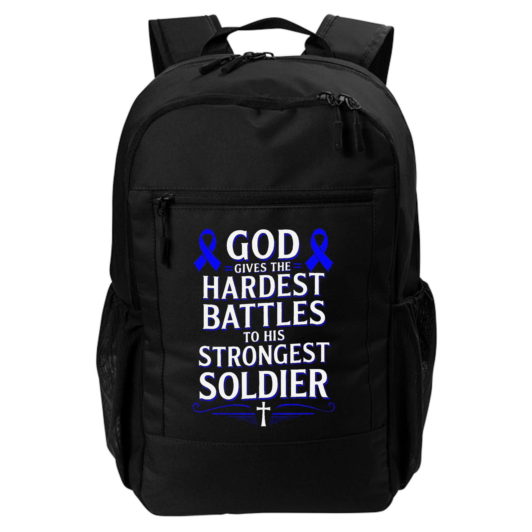 God Gives Hardest Battle Juvenile Arthritis Awareness Backpack