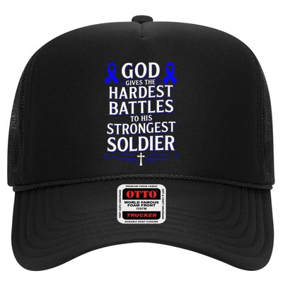 God Gives Hardest Battle Juvenile Arthritis Awareness Trucker Hat