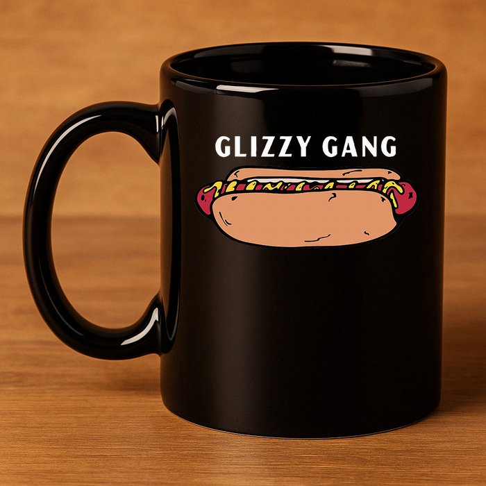 Glizzy Gang Hotdog Funny 11oz C Handle Ceramic Mug