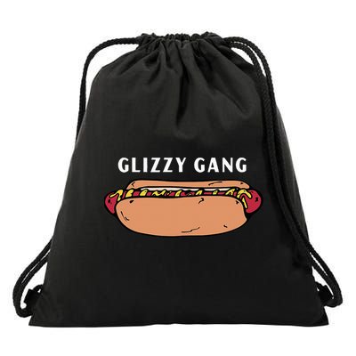 Glizzy Gang Hotdog Funny Drawstring Bag