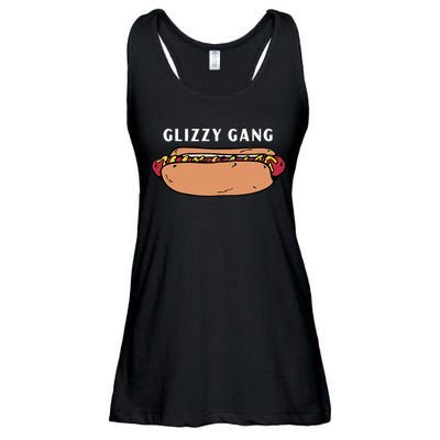 Glizzy Gang Hotdog Funny Ladies Essential Flowy Tank