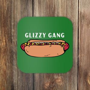 Glizzy Gang Hotdog Funny Coaster