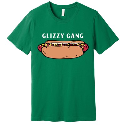 Glizzy Gang Hotdog Funny Premium T-Shirt