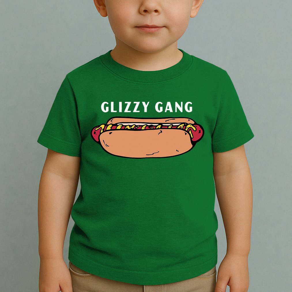 Glizzy Gang Hotdog Funny Toddler T-Shirt
