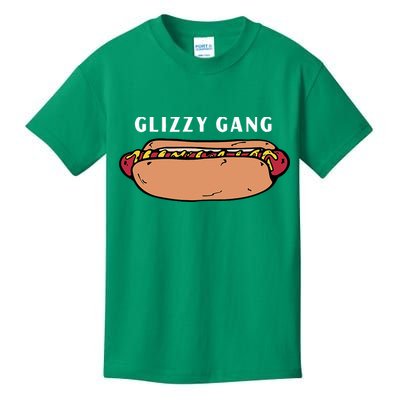 Glizzy Gang Hotdog Funny Kids T-Shirt