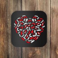 Gamer Game Heart Valentines Day Lover Coaster