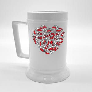 Gamer Game Heart Valentines Day Lover Beer Stein